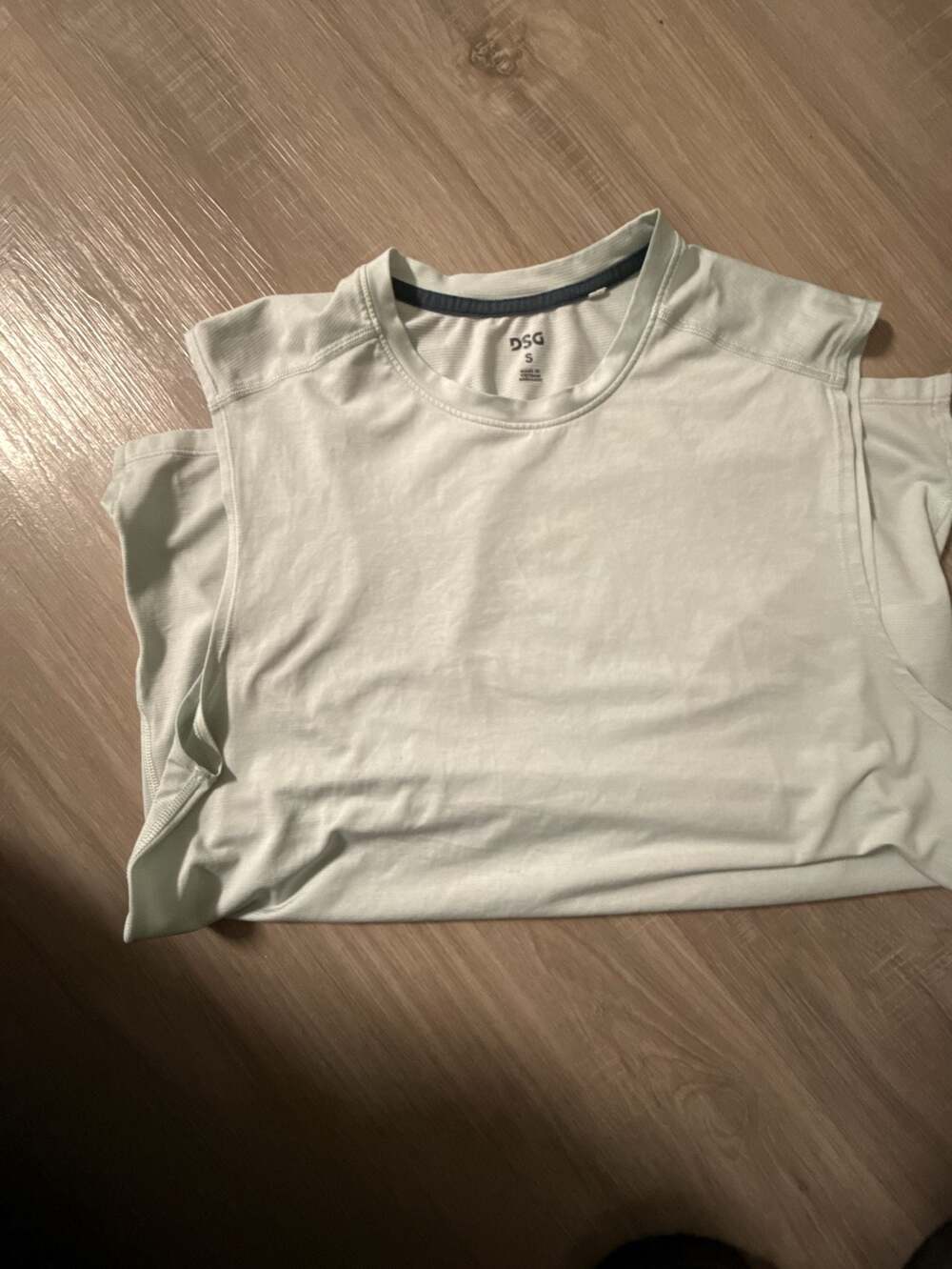DSG Men's Athletic Workout Tank Top Light Blue Size S